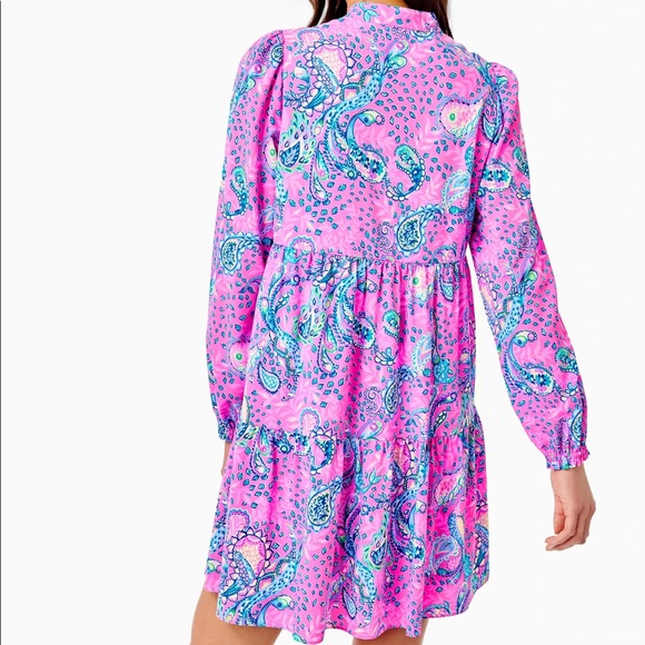 Lilly Pulitzer Winona Dress Strut Your Stuff - Picture 3 of 5
